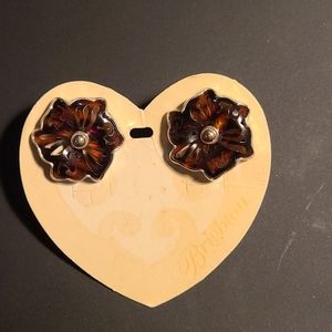 Brighton Tortoise Shadow Garden Earrings
